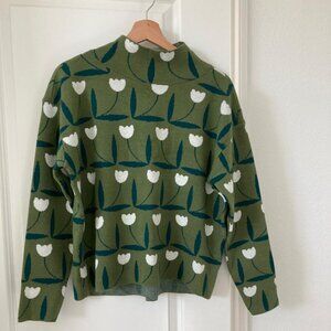 Anthropologie Maeve Green Sweater (NWOT)